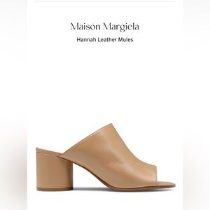 Maison Margiela
Hannah/Tabi Leather Mules